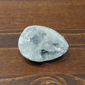 Natural Light Blue Celestite Geode Accent - Home Accents